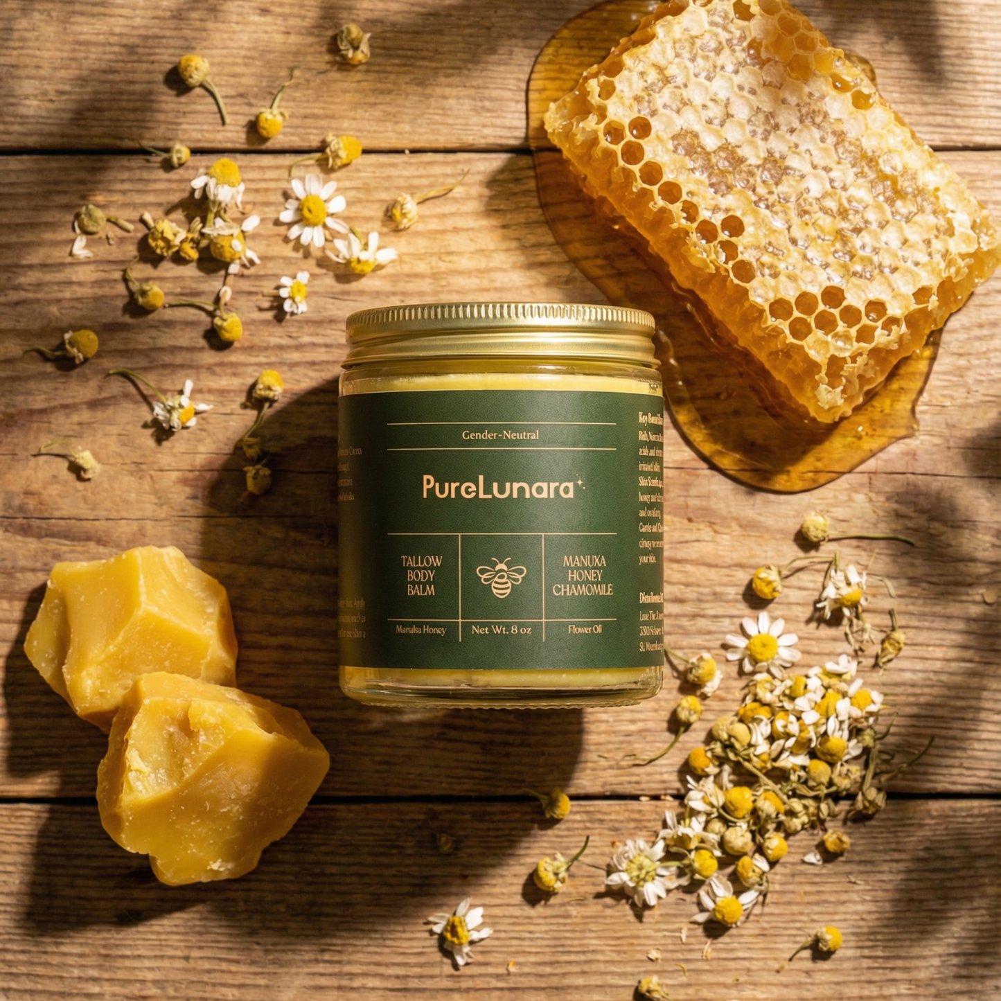 Manuka Honey Chamomile Tallow Body Balm