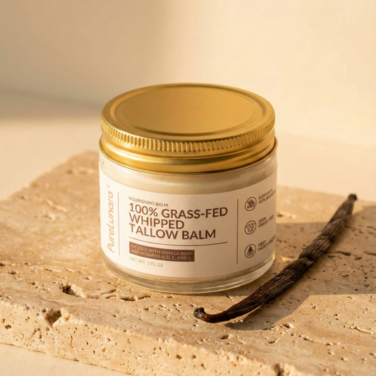 Whipped Grass-Fed Tallow Balm with Vanilla Bean